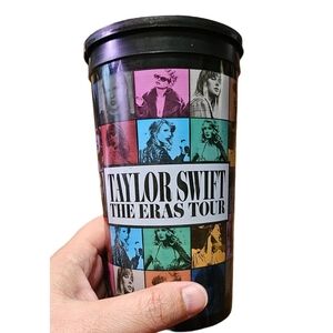 Taylor Swift The ERAS Tour Movie 32 oz cup with lid Black